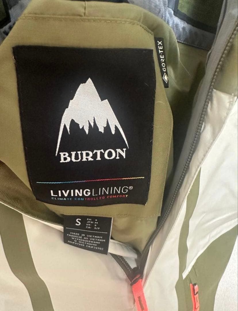 BURTON GORE-TEX ジャケットとビブパンツセット S