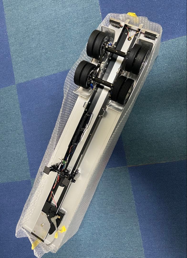 タミヤ 1/14 トレーラートラック用 パネルバン セミトレーラー完成品、中古