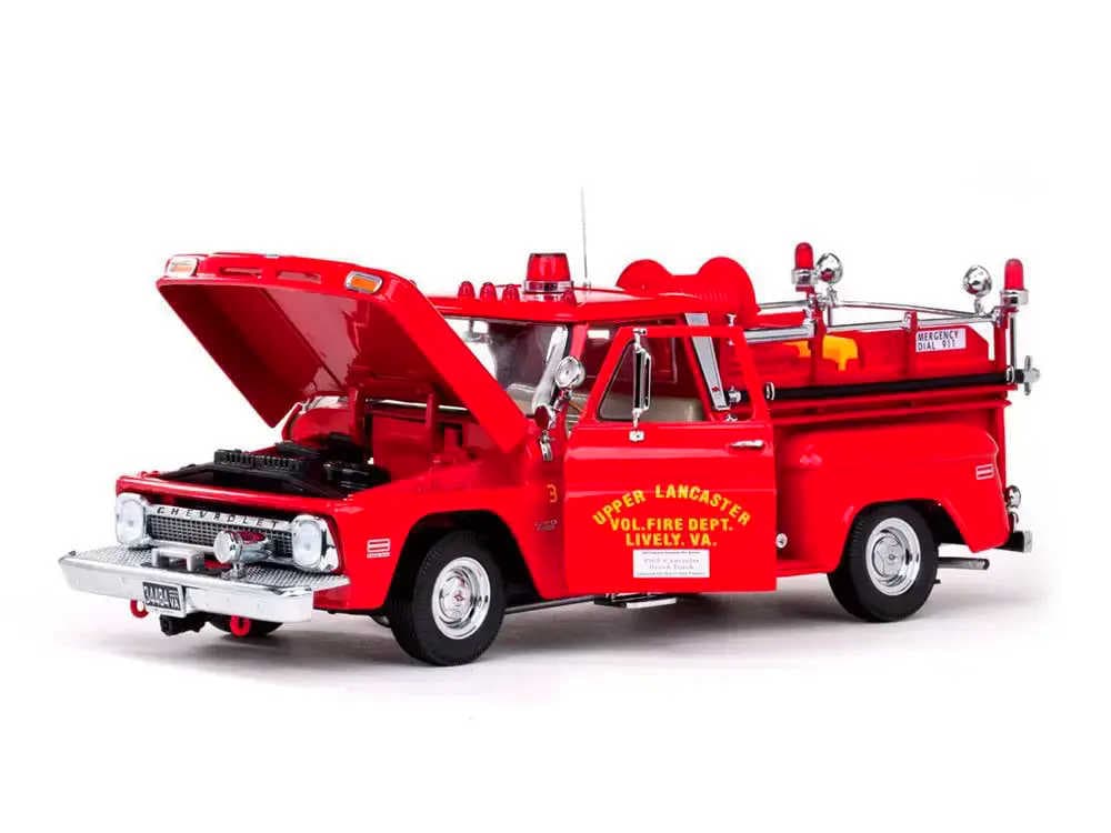1/18 シボレー C-20 消防車 1965 レッド SunStar製ミニカー