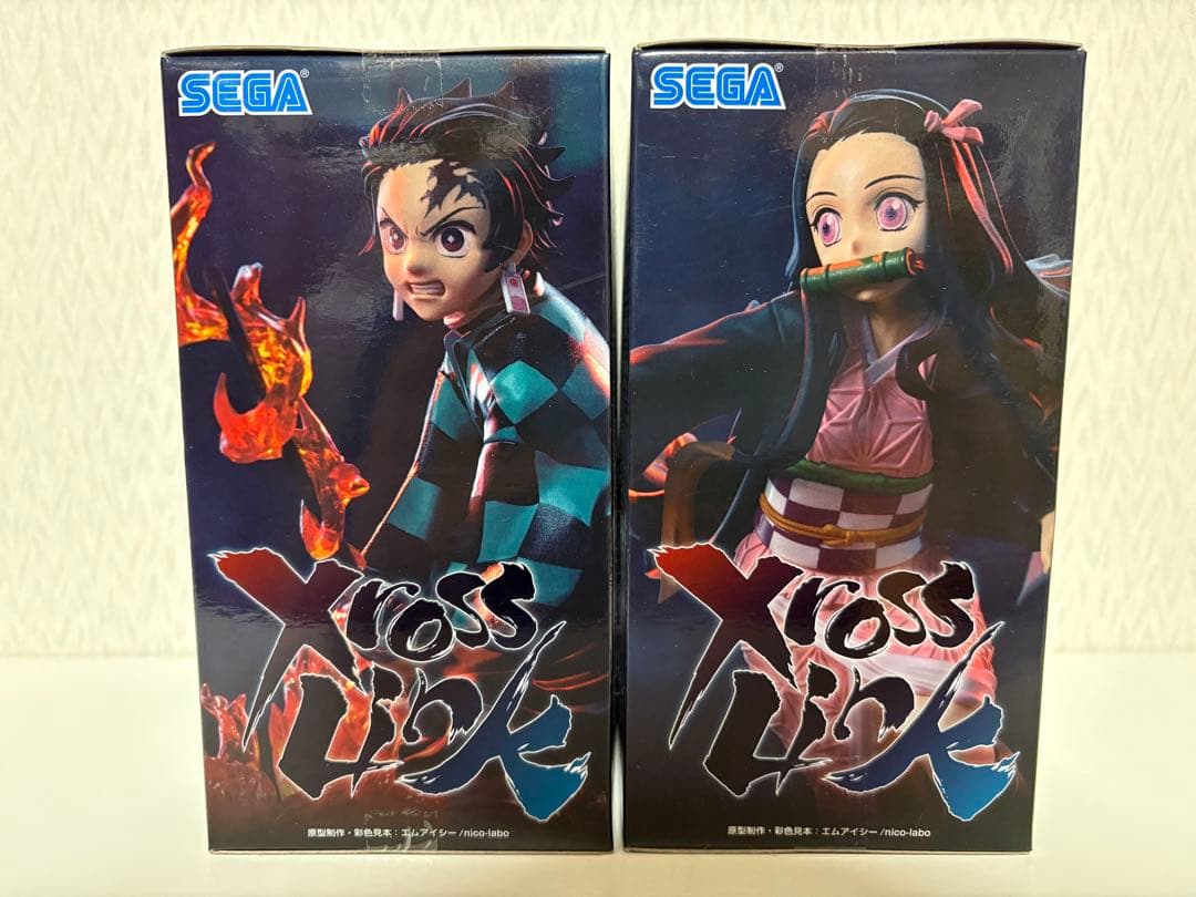 【鬼滅の刃】フィギュア XrossLink 竈門炭治郎 & ねずこ 2体セット！