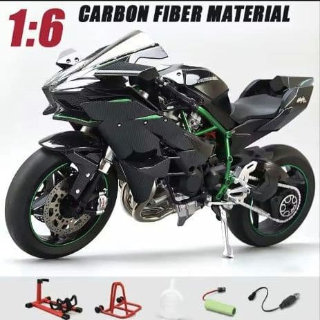 1:6 カワサキ H2R Ninja 合金ダイカスト超BIG オート　カーボン