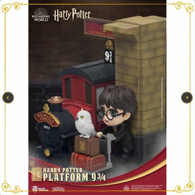 【ビーストキングダム】新品 正規品 ハリーポッター 9と3/4番線 スタチュー