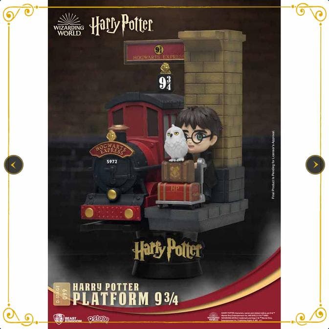 【ビーストキングダム】新品 正規品 ハリーポッター 9と3/4番線 スタチュー