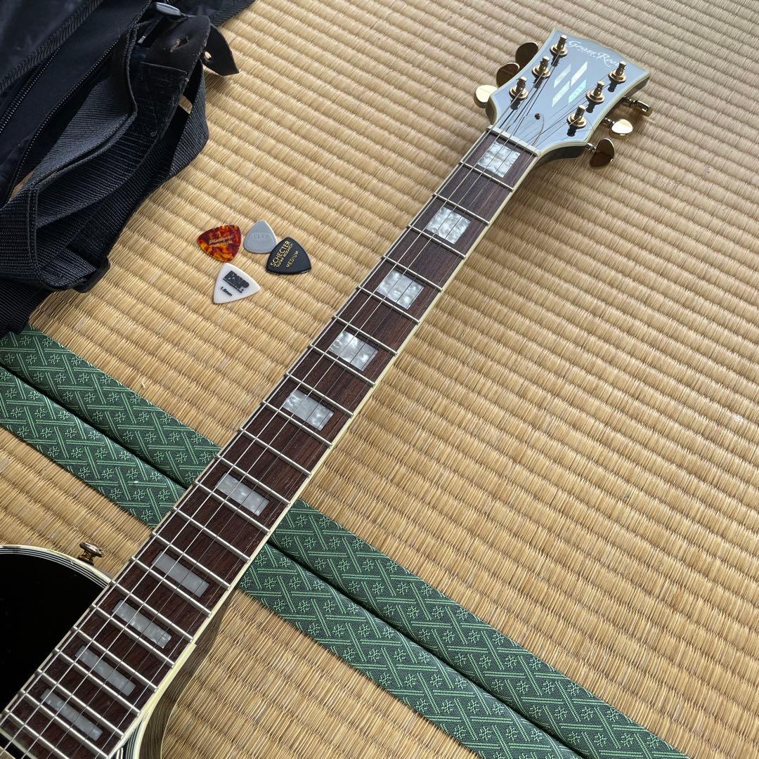 Grass Roots レスポール カスタム ブラック by ESP