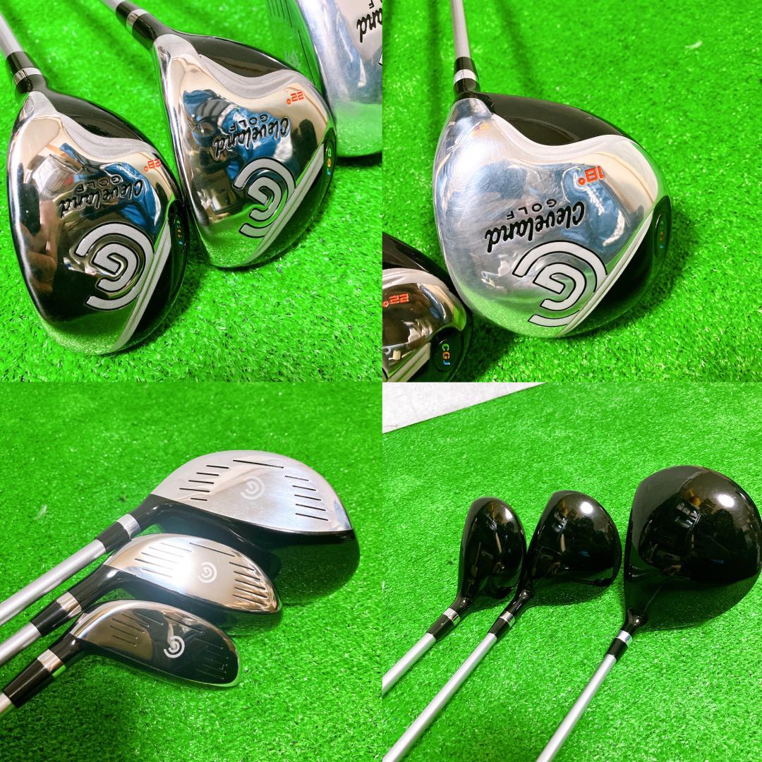 【極美品】Cleveland CGJ ジュニア ゴルフクラブ7本セット 高学年