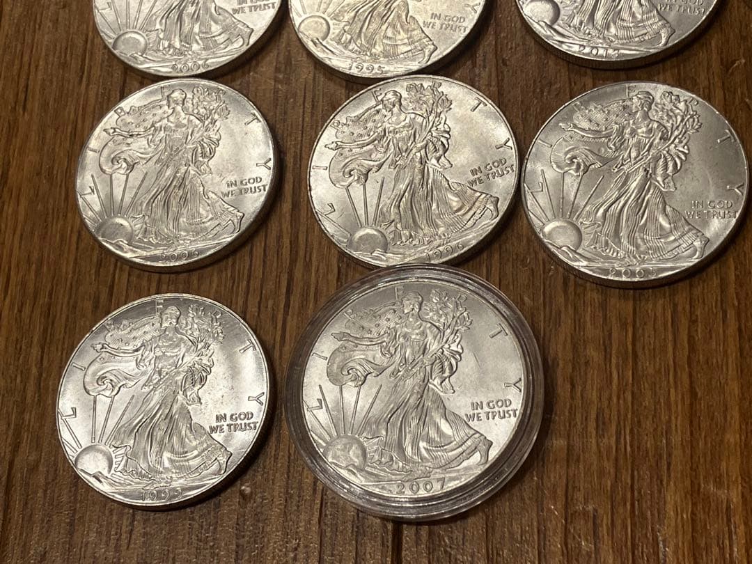 2012 2006 Silver Eagle PCGS イーグル 銀貨　１ドル