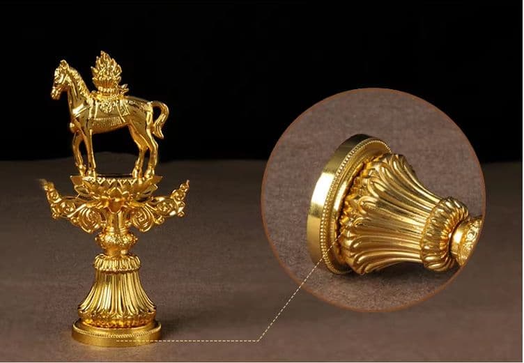 仏教美術 輪王七珍宝 仏具 鎮宅辟邪 開運 風水 招財 置物 工芸品 銅製品