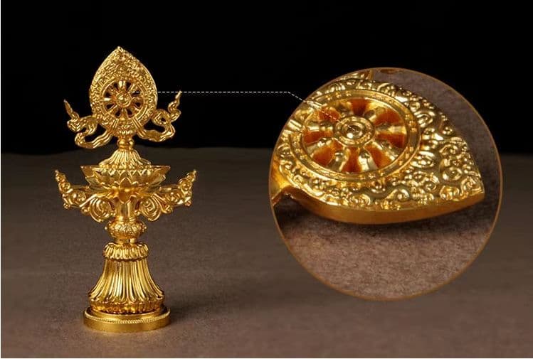 仏教美術 輪王七珍宝 仏具 鎮宅辟邪 開運 風水 招財 置物 工芸品 銅製品