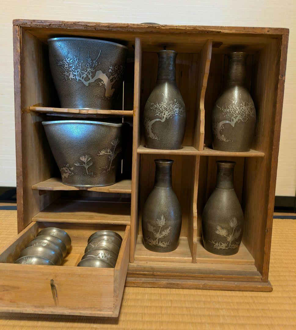 アンテーク本錫　酒器セット