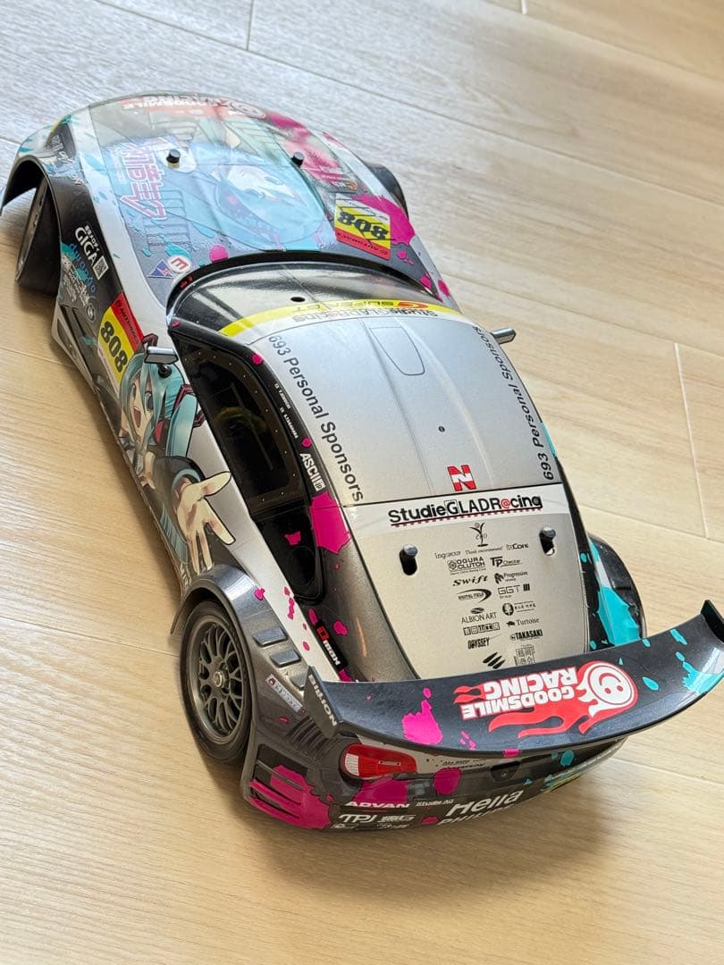 【極美品】RCラジコンボディ 1/10 タミヤ  初音ミク Z4ボディ