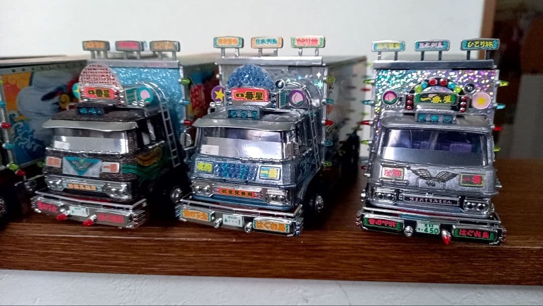 【絶版品】1／48トラック野郎　完成品ジャンク６台セット