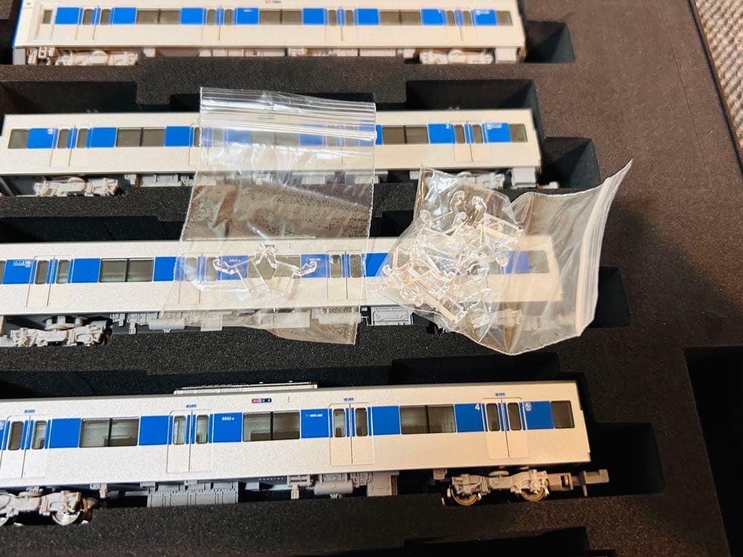 本日迄【Nゲージ】ポポンデッタ 都営6500形三田線 塗油装置搭載車 8両セット