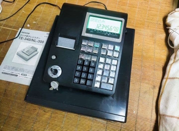 カシオレジスター　TE-340/NL300　フル設定無料　550123