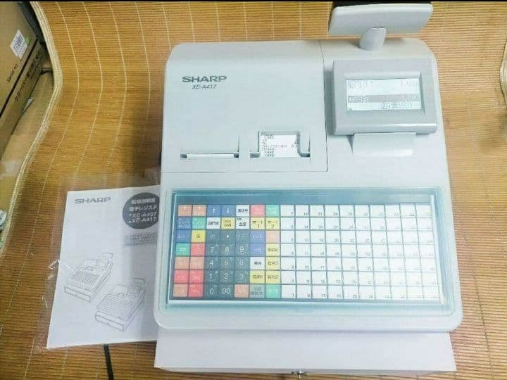 シャープレジスター　XE-A417　PC連携売上管理　最上位機種　400333