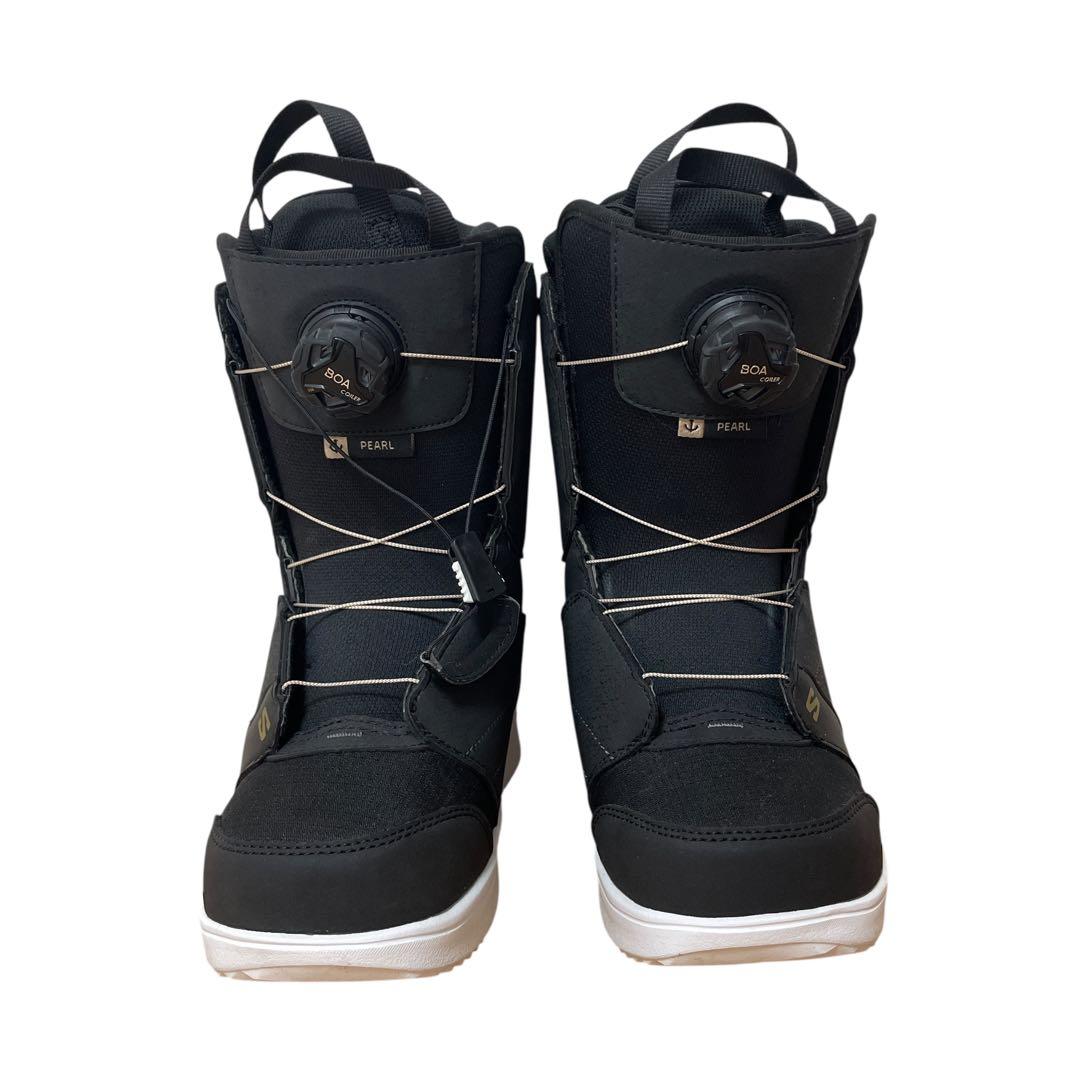【極美品】Salomon PEARL BOA Black 23.5cm