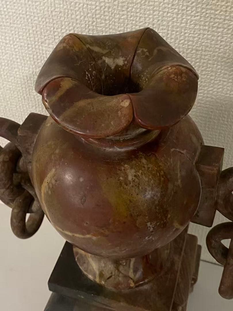 中国美術 古美術天然石 花瓶 花器 置物 時代物