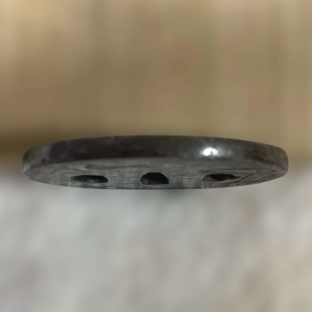 B-47 鍔　在銘　鉄製　武具　刀装具　日本刀　骨董品　時代物　美術品　工芸品