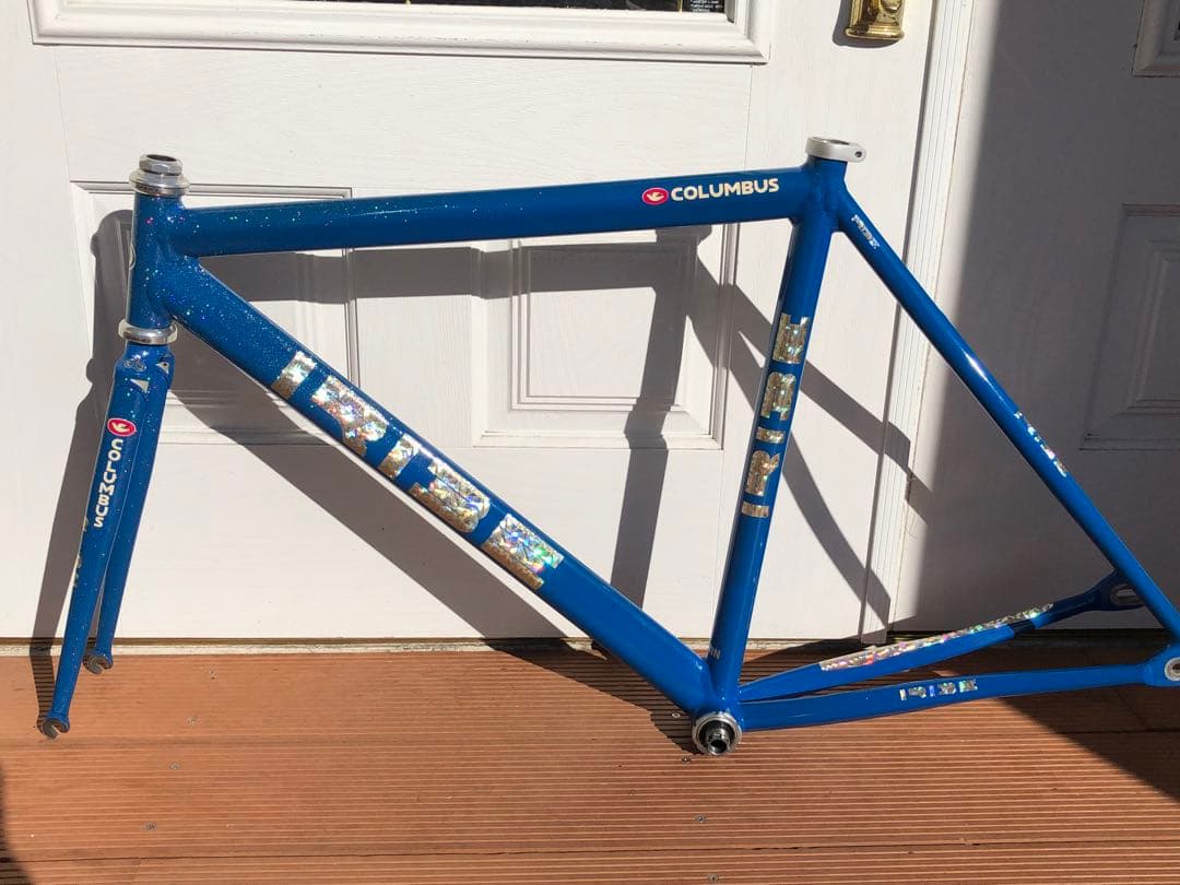 送料込みIRIBE SUPERSPRINT PIST 510mmブルーラメ超美品