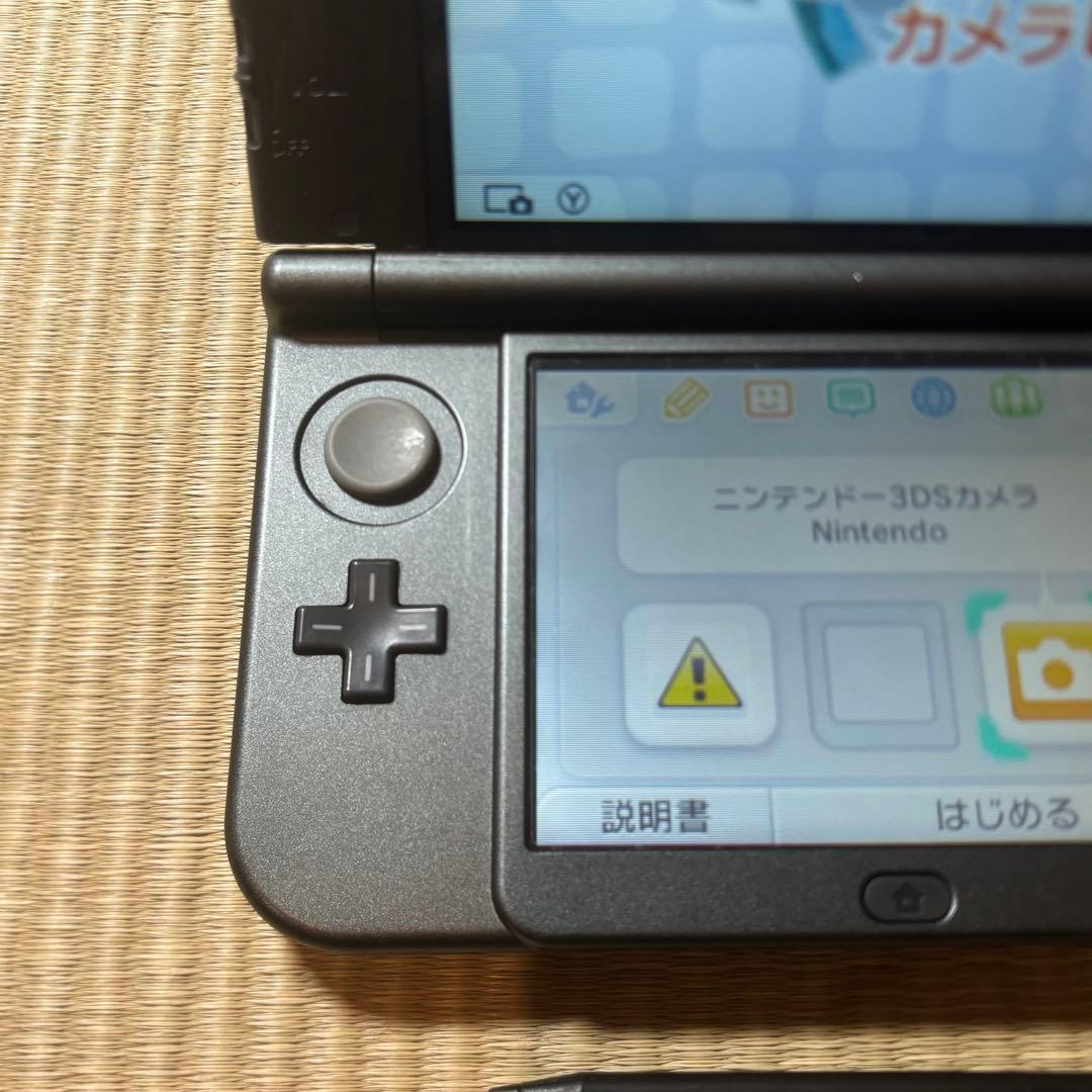 New Nintendo 3DS LL メタリックブラック動作良好 充電器付き