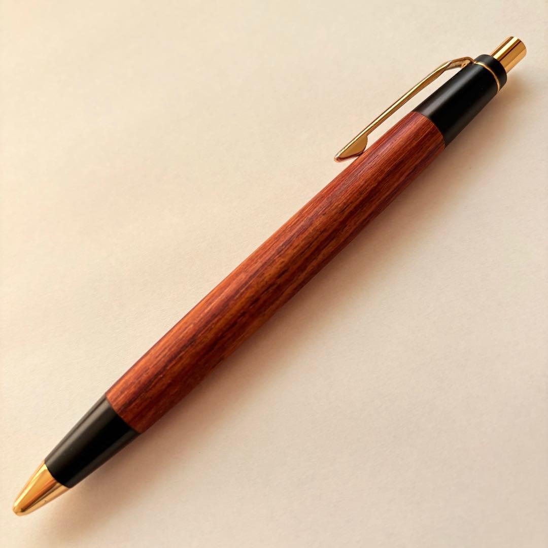 野原工芸 チューリップウッド 新型 シャープペンシル 固定式口金付き ノート付き