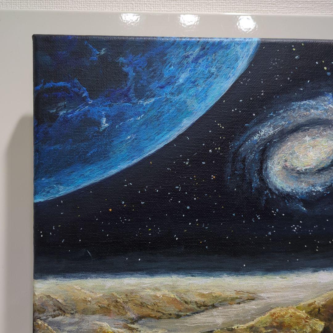 抽象画　絵画　作品名　あこがれ