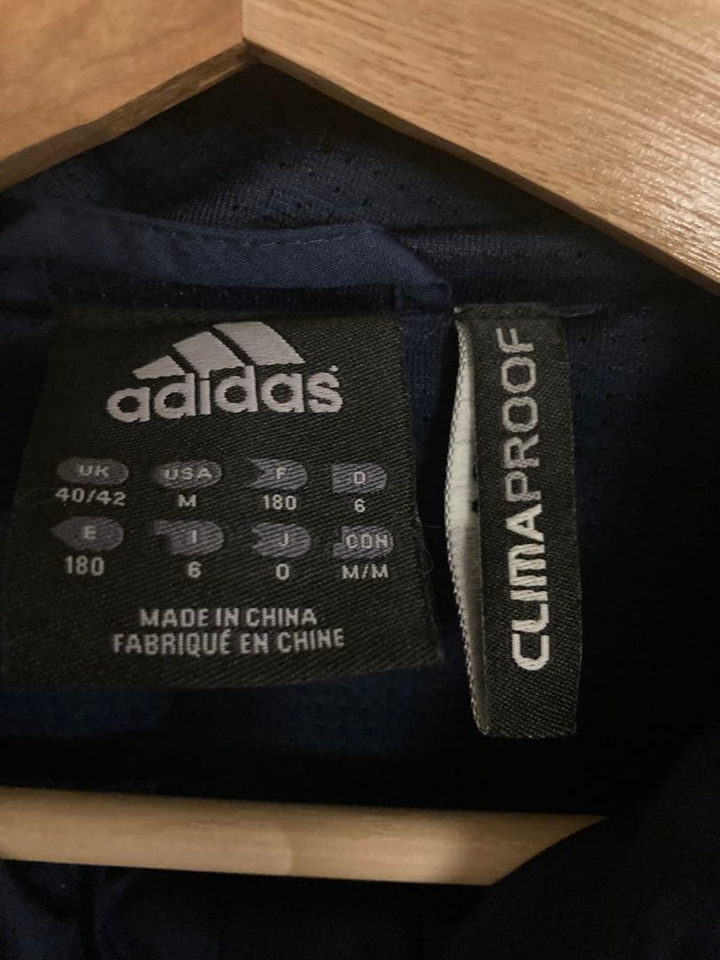 adidas アルゼンチン代表　Ｏサイズ ウィンドブレーカー ネイビー