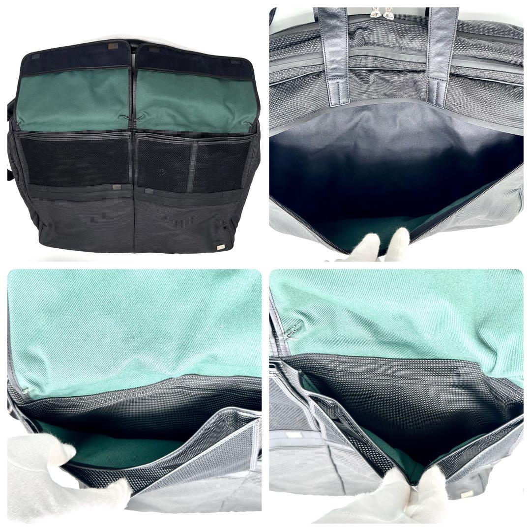 良品 dunhill AVORITIES ガーメントバッグ2way ブラック