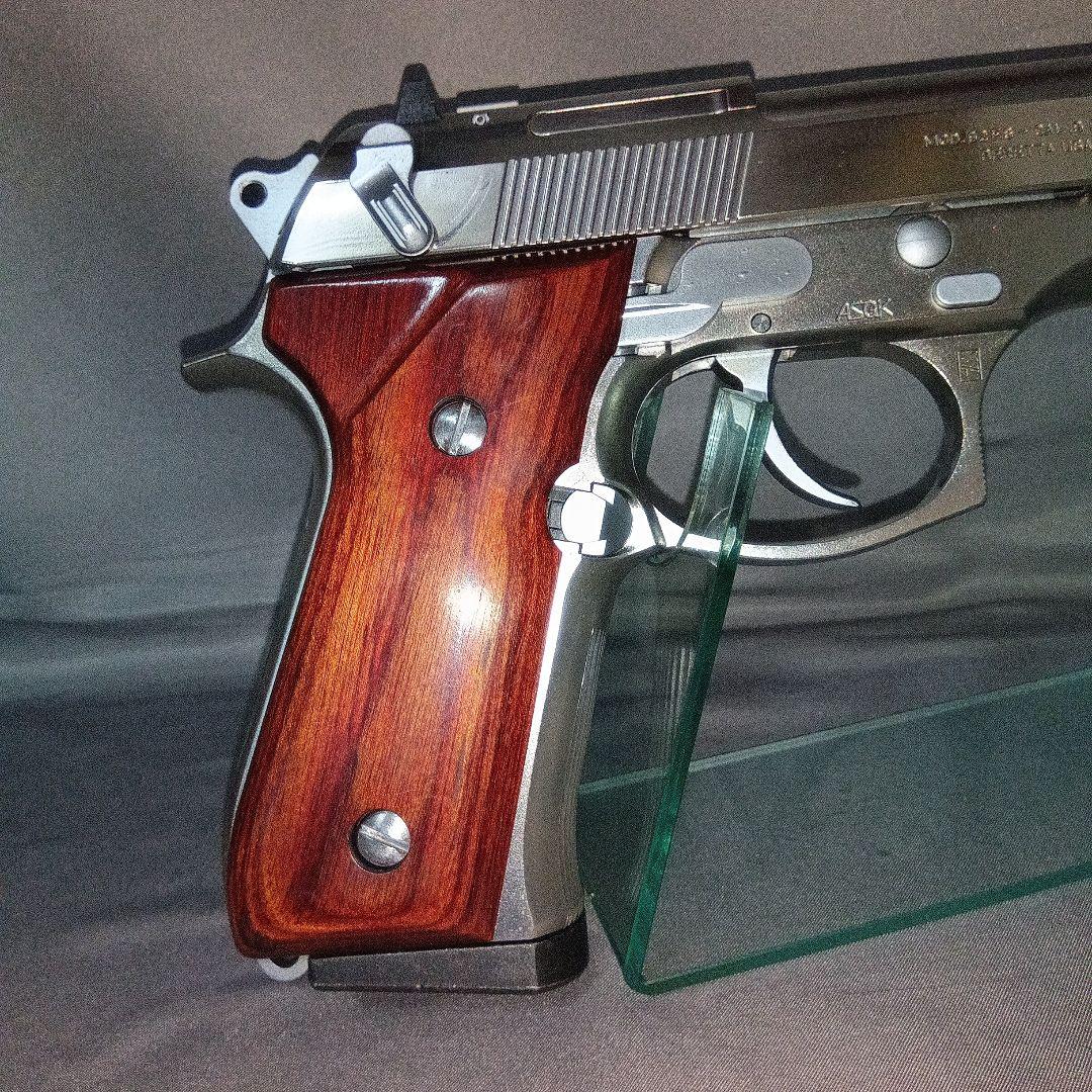 良*で様 WA ベレッタ M92FS スーパーバージョン　アイノックス　木製グリ