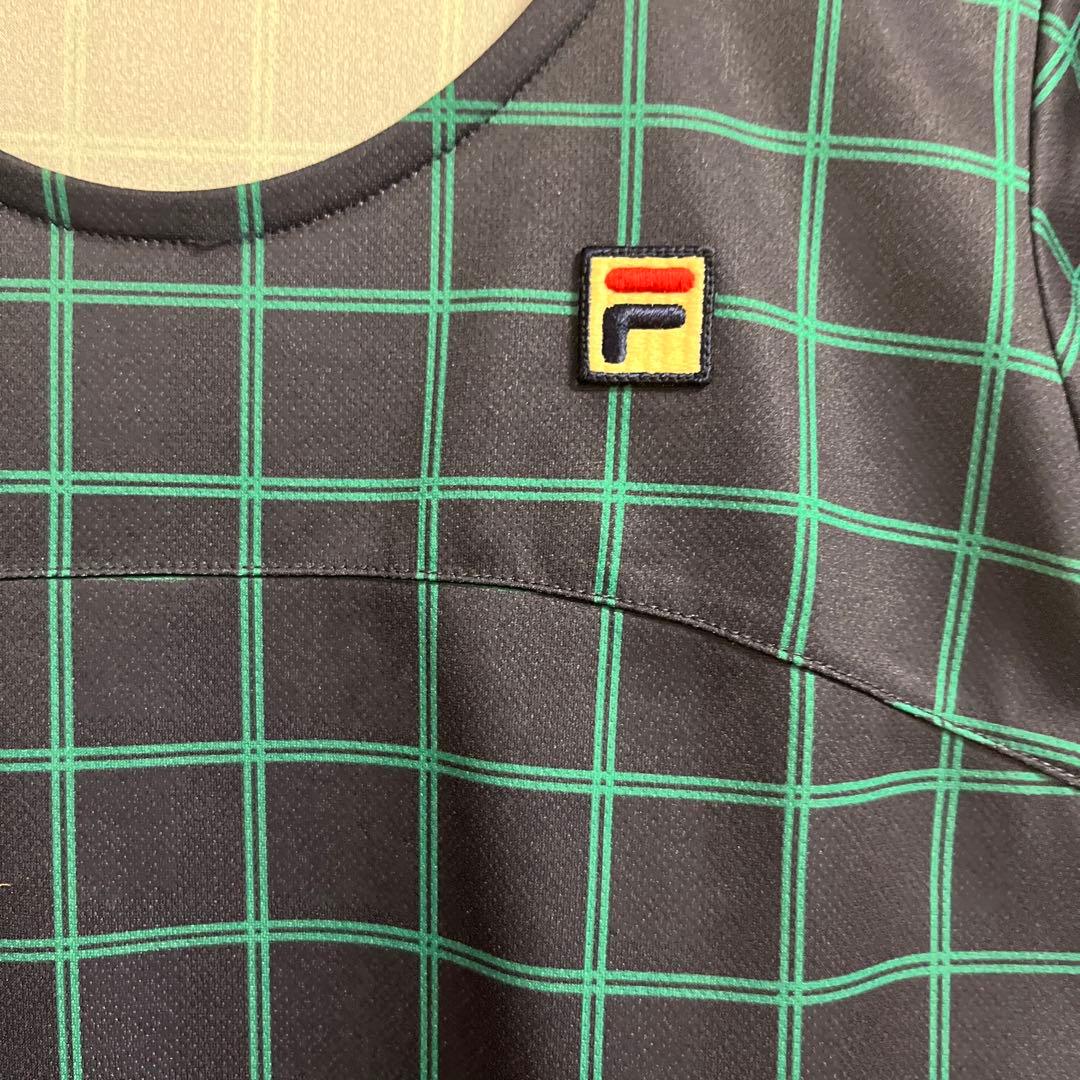 レディース　テニス　FILA フィラワンピース　チェック ウェア Mサイズ超美品