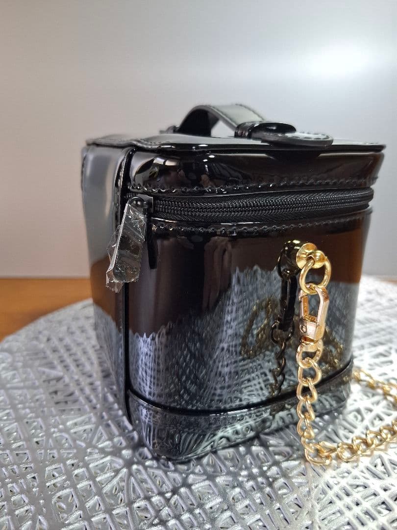 Dior　バニティバッグ　バニティポーチ　エナメルブラック　非売品