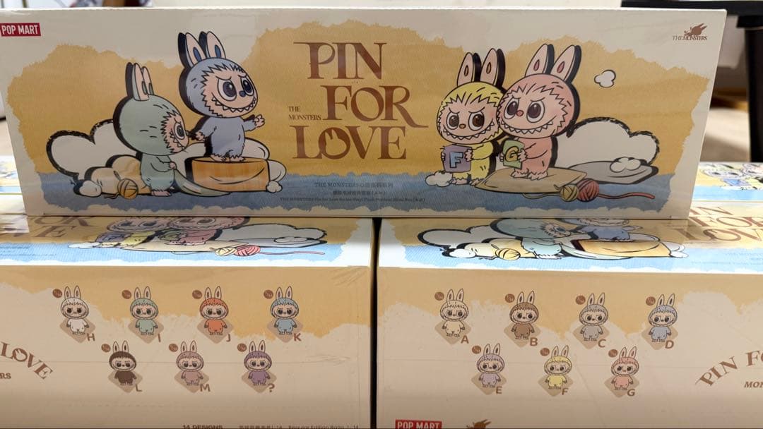 POP MART PIN FOR LOVE ぬいぐるみ本体5アソート