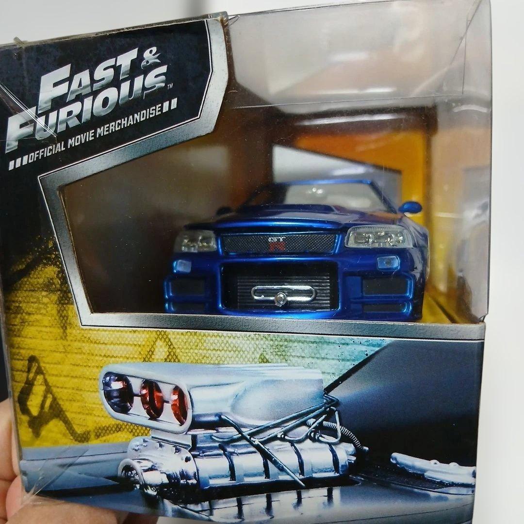 ミニカー Fast & Furious Nissan Skyline GT-R (R34)