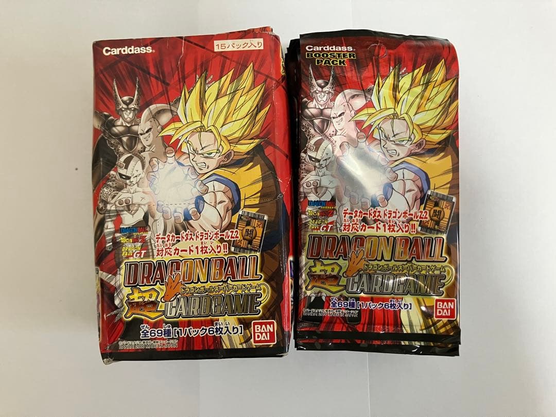 18年前　ドラゴンボールカード15パック（箱なし）