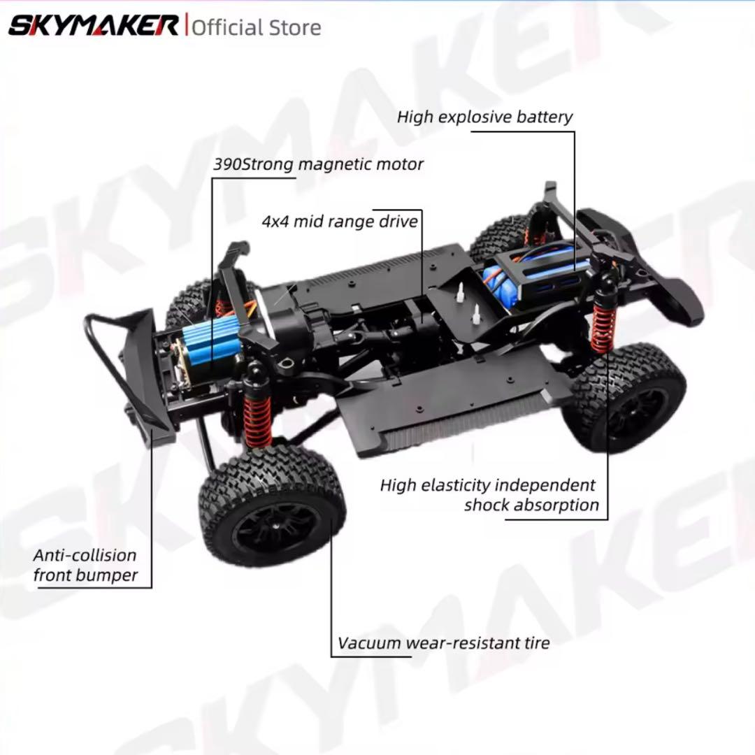 MN128 1/12スケール 4WD RCクライミングカー,クローラーラジコン