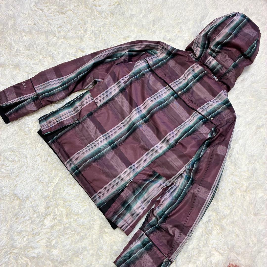【686 】✨美品✨スノボ ウェア レディース 極暖 スキー チェック柄 ピンク