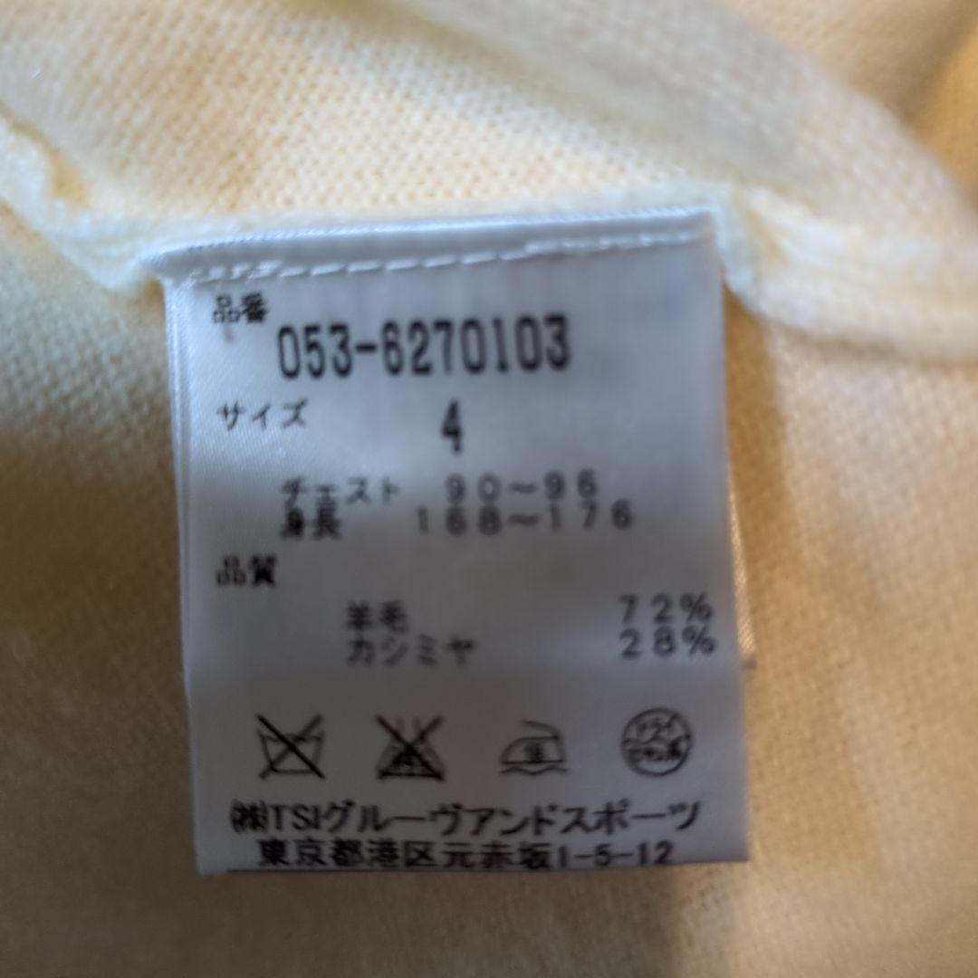 パーリーゲイツ カシミア混セーター