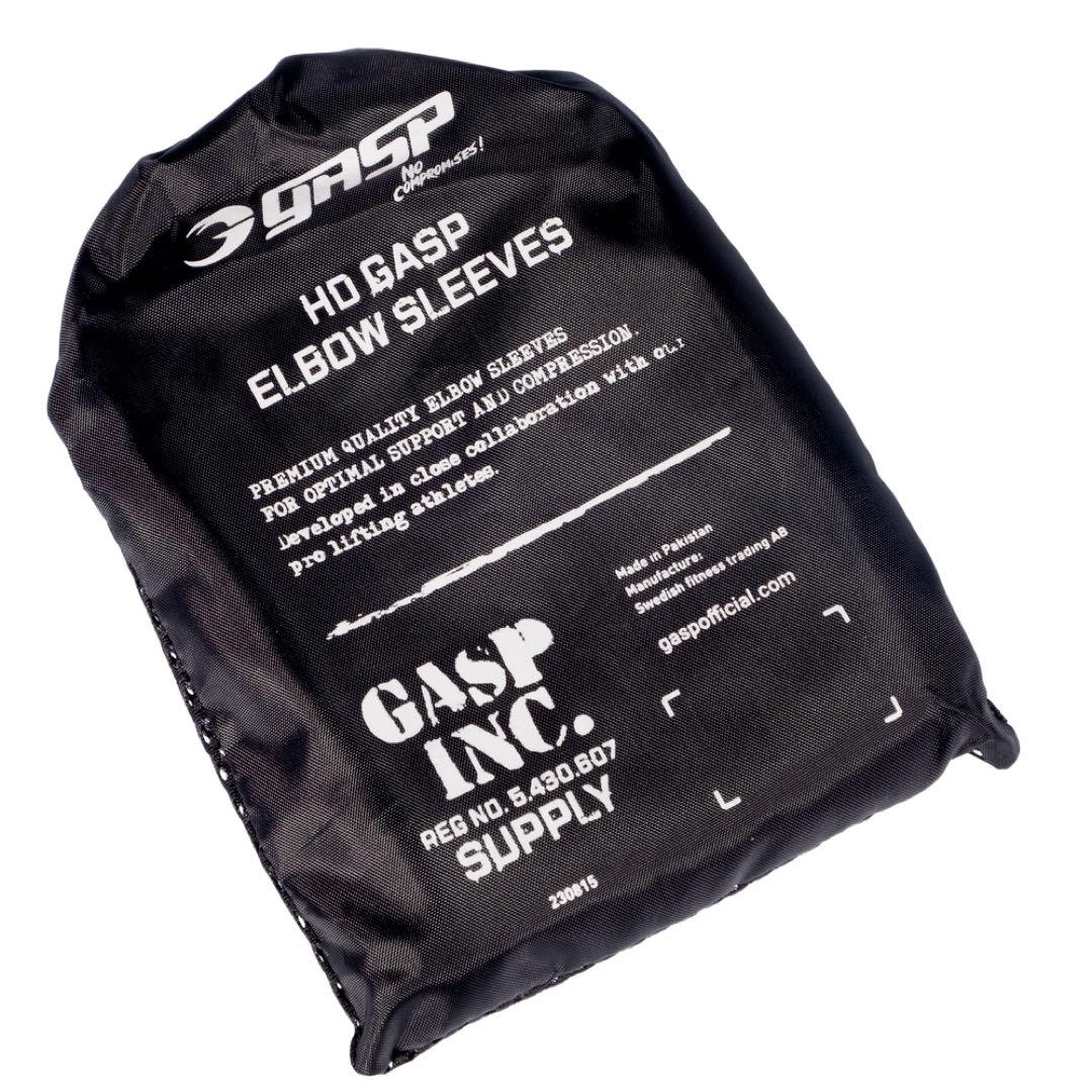ウエイトトレーニング Gasp Elbow Sleeve, Black/Yellow 11inch