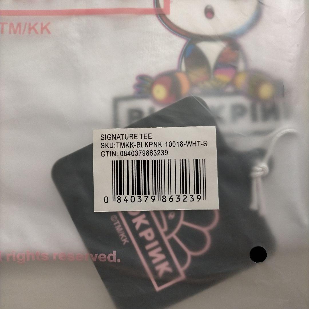 未使用新品 BLACKPINK 村上隆 ホワイト Tシャツ Sサイズ