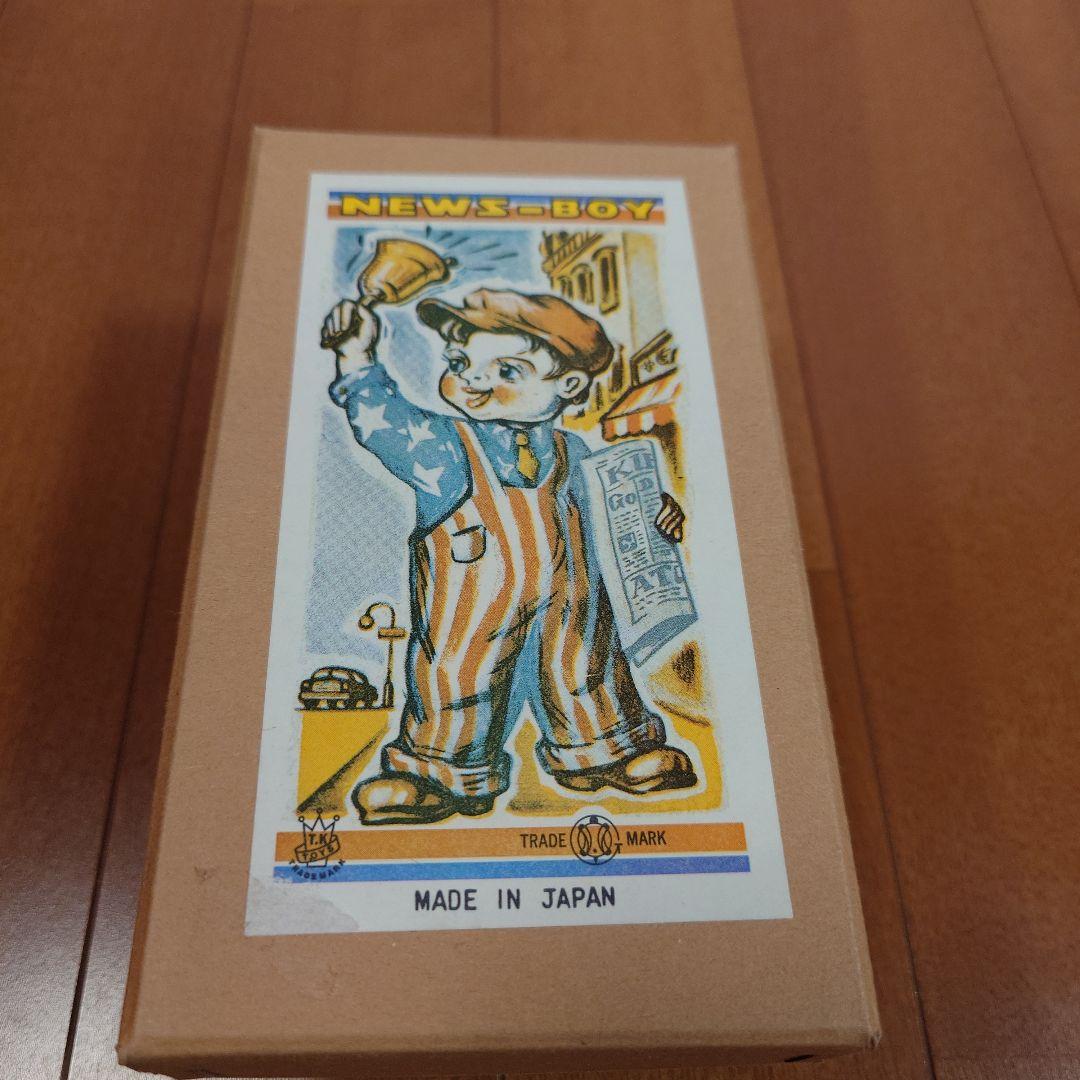 【美品】　アンティーク　ブリキおもちゃ　ニュースボーイ
