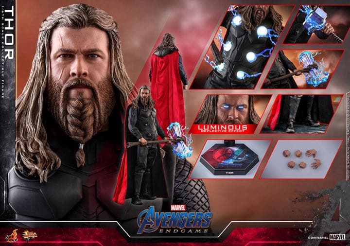 ホットトイズ　アベンジャーズ　ソー 1/6 フィギュア マーベル　ディズニー