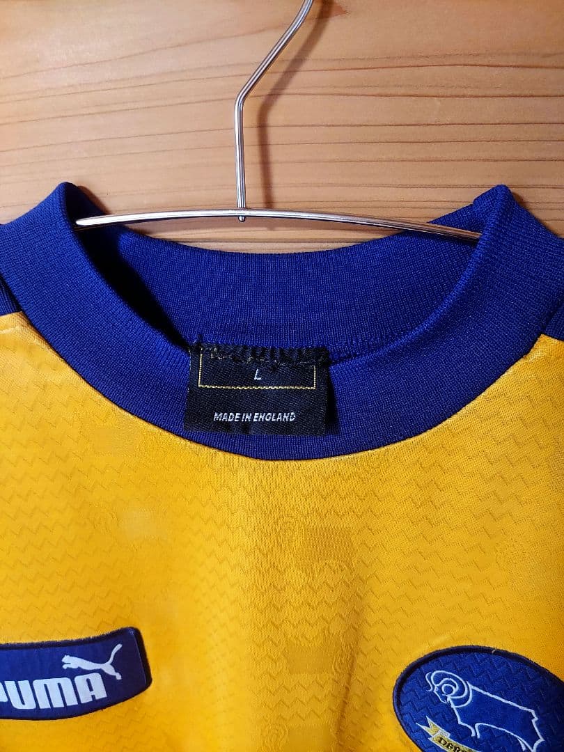 97-99 PUMA DERBY COUNTY アウェイサッカーユニフォーム