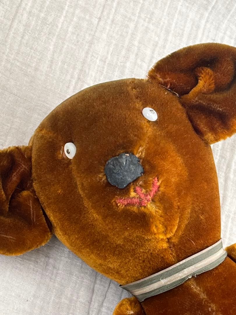 アンティークヴィンテージ英国製テディベア ぬいぐるみセットくまベアドール