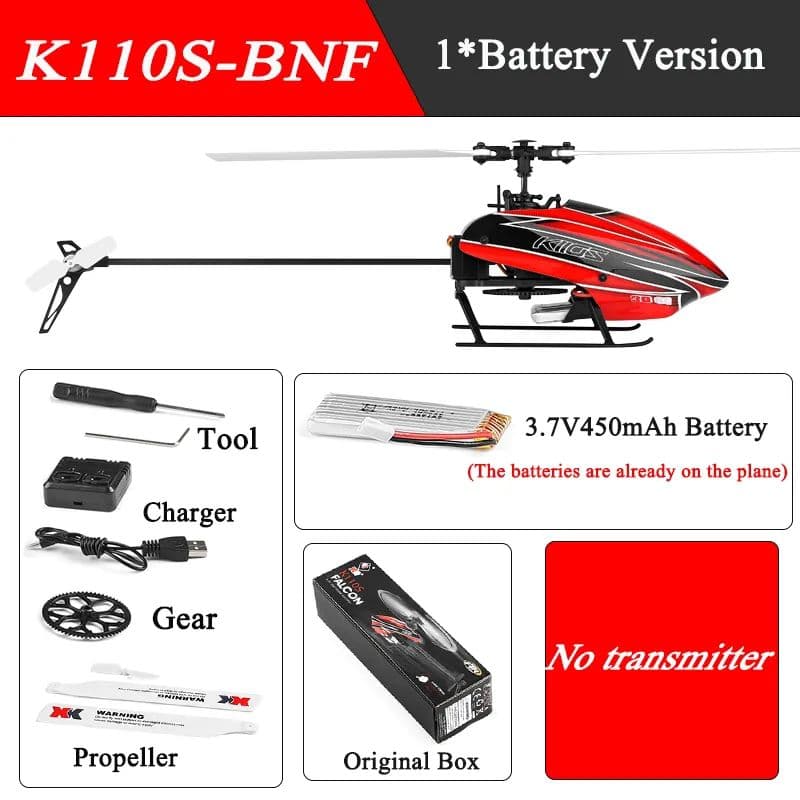 XK K110S 、設定説明書付き、バッテリー２本