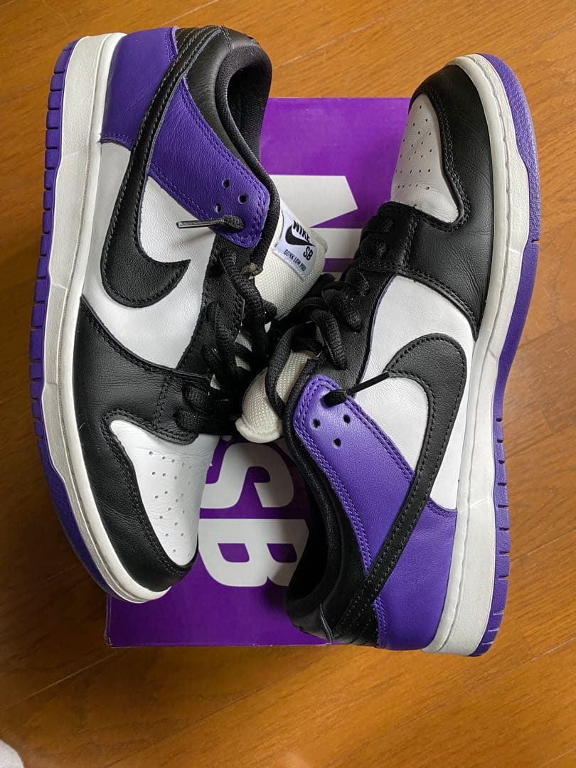 NIKE SB Dunk Low ブラック/パープル