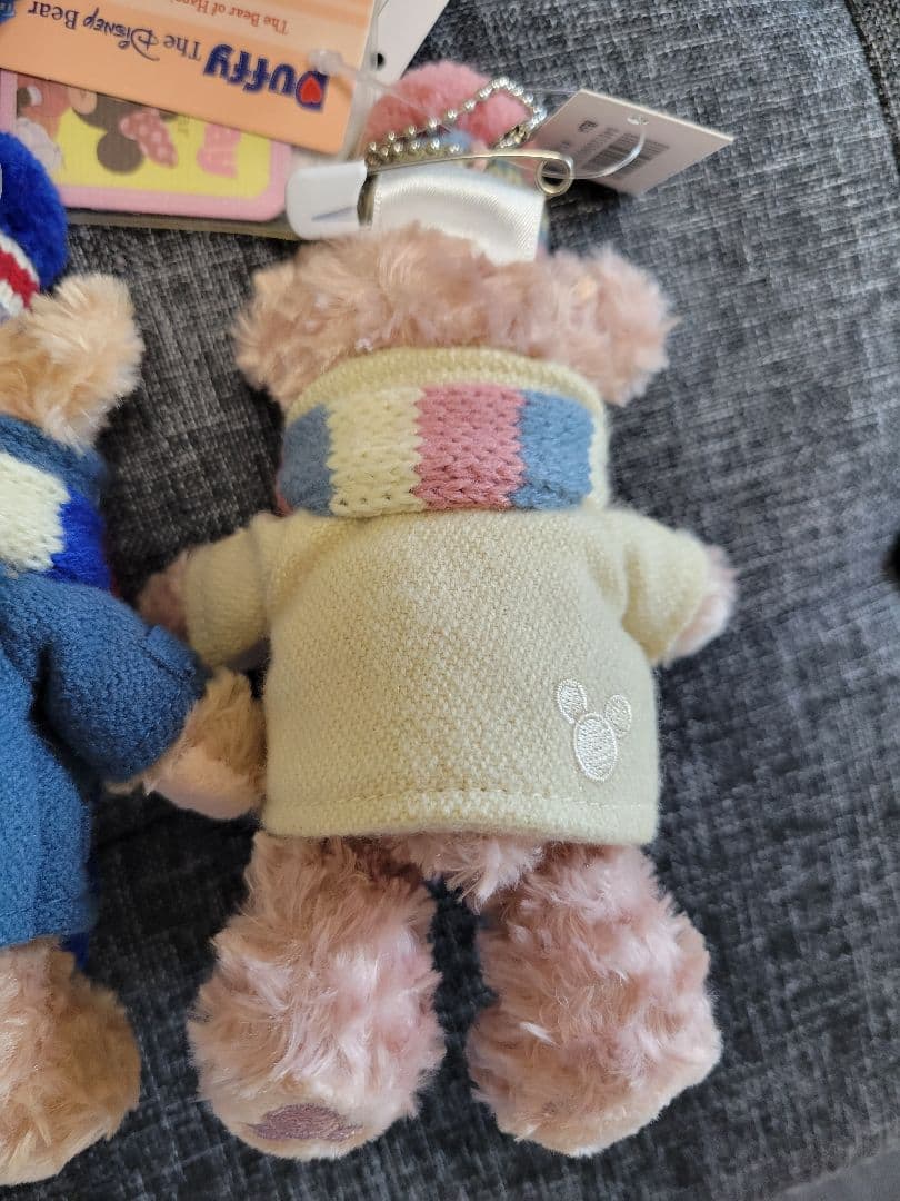 ダッフィー&シェリーメイ　ぬいぐるみバッチ