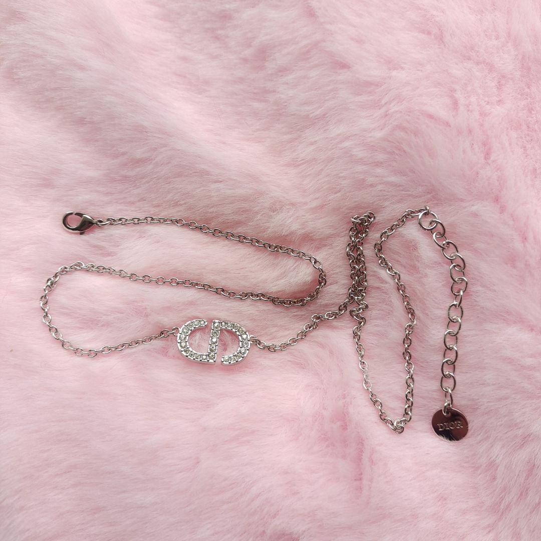 Dior CD ネックレス シルバー チェーン 美品