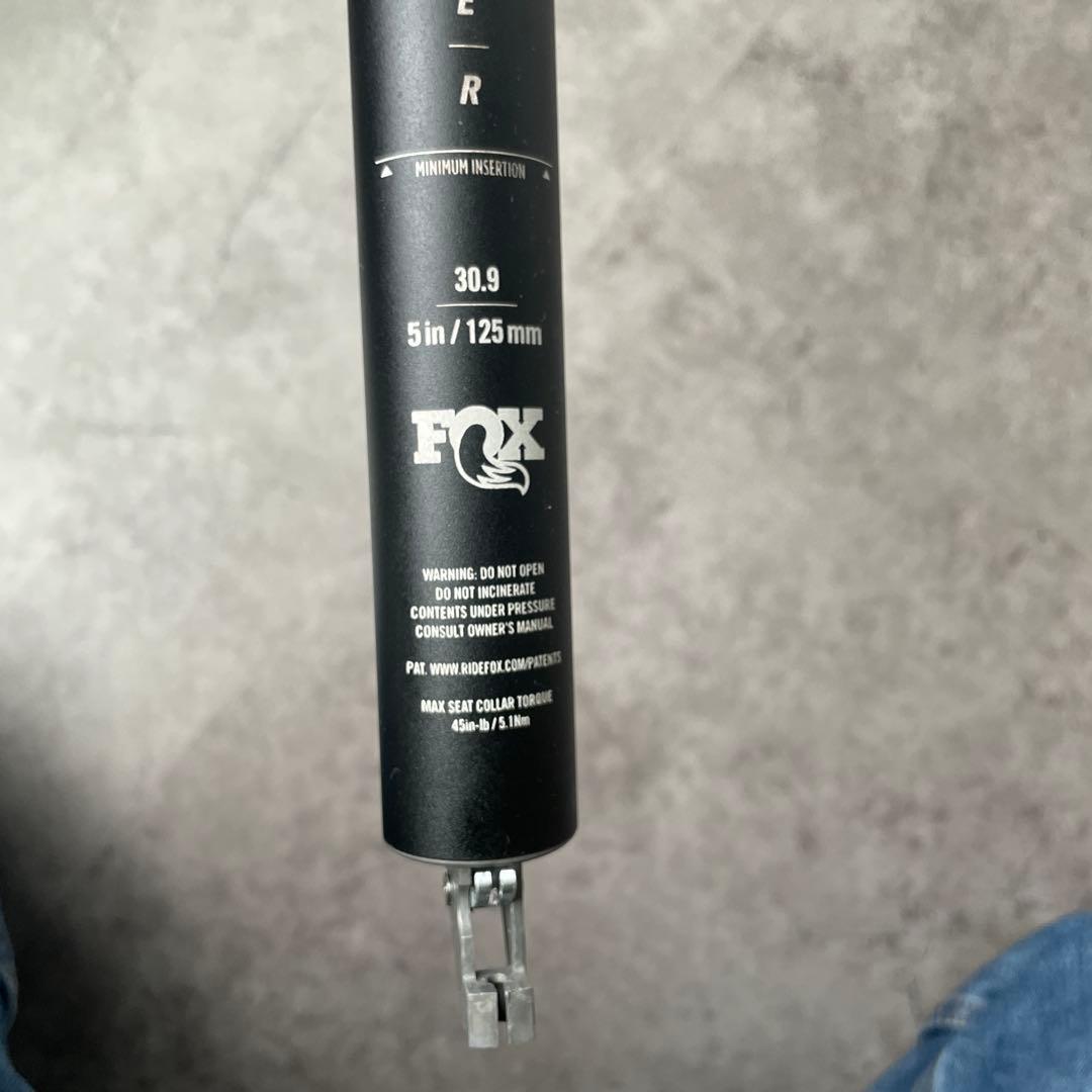 FOX TRANSFER シートポスト 30.9mm 125mm
