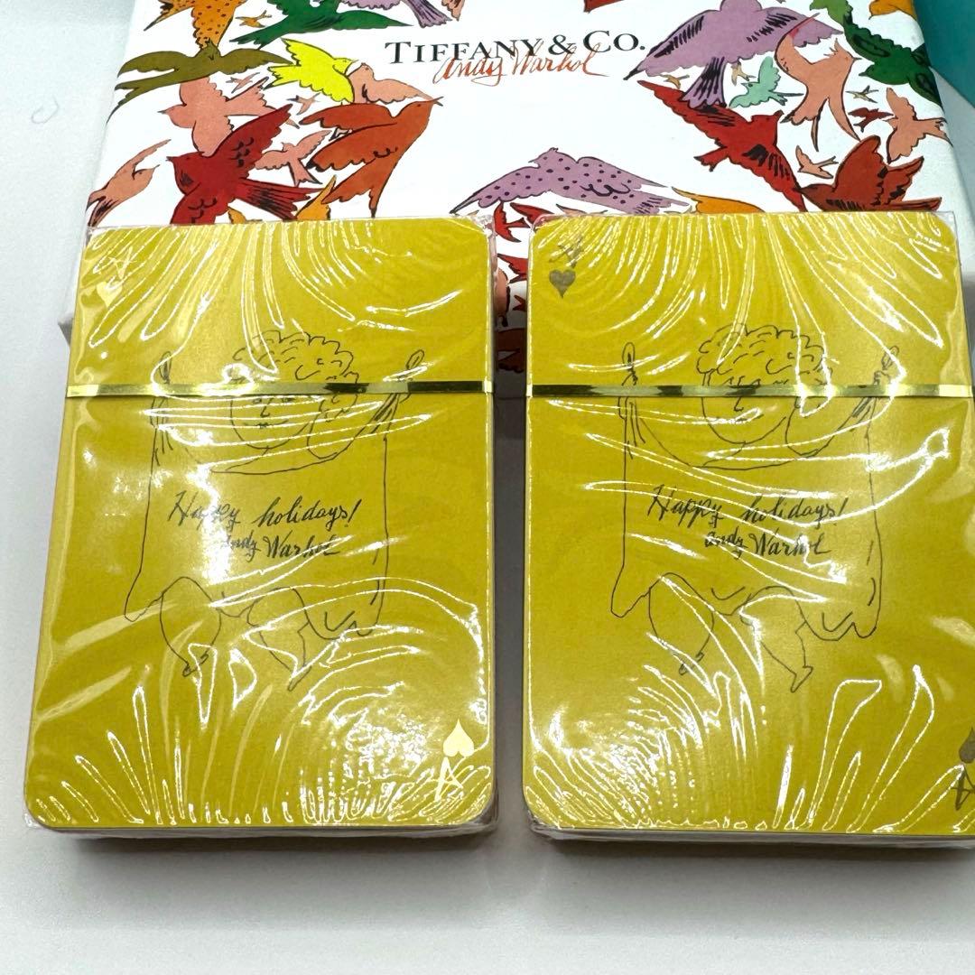 新品　ティファニー×アンディ・ウォーホル　コレクション　トランプ2個セット