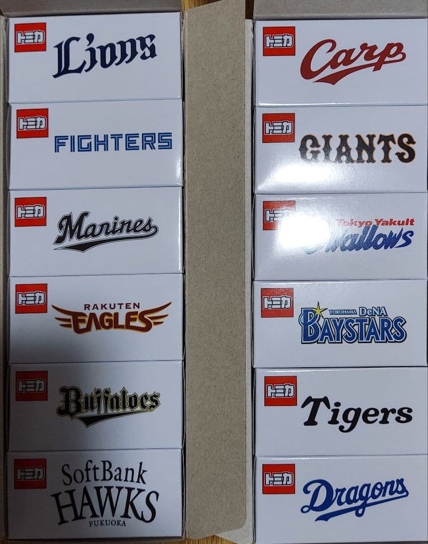 プロ野球マスコット ミニカー 12体セット