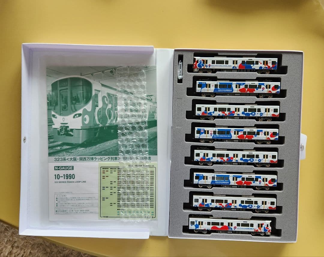 10-1990 KATO 特別企画品323系大阪関西万博ラッピング列車 8両